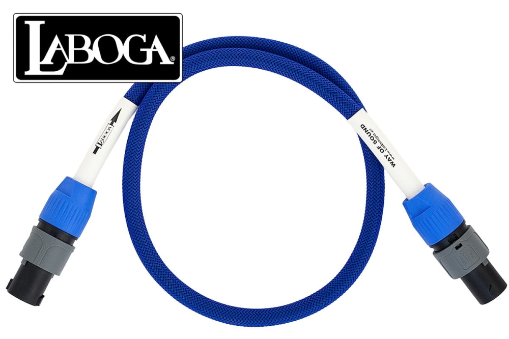 LABOGA - Way of Power - 0,75 m Speakon - głośnikowy z oplotem B